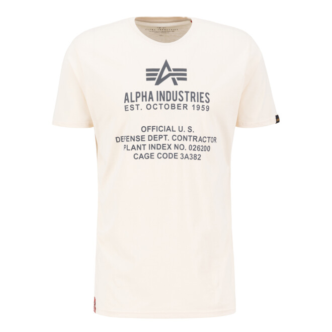 Alpha Industries T-Shirt Fundamental  Jet White  1