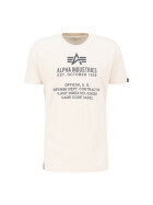 Alpha Industries T-Shirt Fundamental  Jet White  1