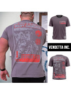 Vendetta Inc. Men Shirt Tears of Blood grey VD-1203
