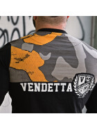 Vendetta Inc. long sleeve shirt sport black,camouflage VD-1205 L