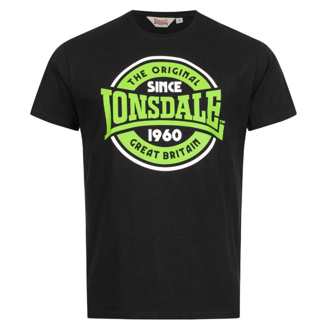 Lonsdale Herren Shirt -  Almington schwarz 115062 11