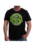Lonsdale Herren Shirt -  Almington schwarz 115062 22