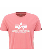 Alpha Industries T-Shirt Logo Patch 100501 coral red 2