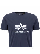 Alpha Industries T-Shirt Logo Patch 100501 navy 2