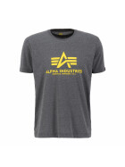 Alpha Industries T-Shirt Logo Patch 100501 charcoal heather 11
