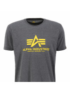 Alpha Industries T-Shirt Logo Patch 100501 charcoal heather 22