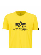 Alpha Industries T-Shirt Logo Patch 100501 gelb 2