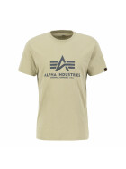 Alpha Industries T-Shirt Logo Patch 100501 light olive 11