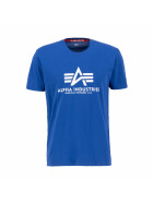 Alpha Industries T-Shirt Logo Patch 100501 Nasa blau 11