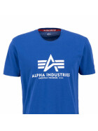 Alpha Industries T-Shirt Logo Patch 100501 Nasa blau 22