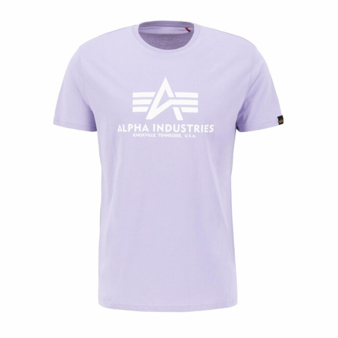 Alpha Industries T-Shirt Logo Patch 100501 pale violett 1