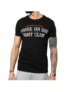 Pro Violence Männer T-Shirt Pride or Die Fight schwarz 3