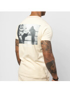 Pro Violence Men T-Shirt Side Kick cream