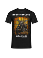 Stuff-Box Motorrad Herren Shirts Schwarz 3XL