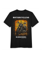 Stuff-Box Motorrad Herren Shirts Schwarz L