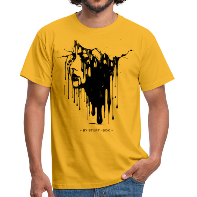 Stuff-Box Blood Girl Gelb Herren T-Shirt 1