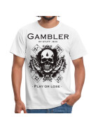 Stuff-Box Skull Gambler Shirt weiß Männer 1