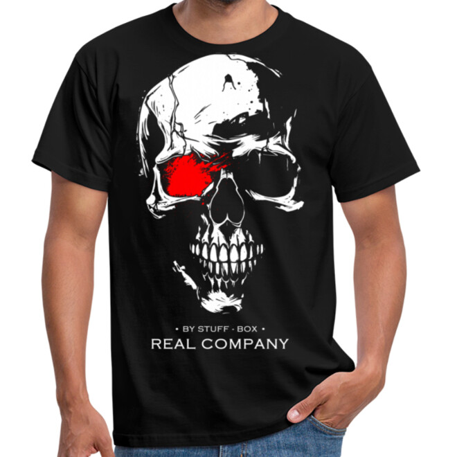 Stuff-Box Skull Blood Eye Shirt schwarz Männer 1