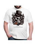 Stuff-Box London Skull Shirt weiß Männer 33