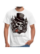 Stuff-Box London Skull Shirt weiß Männer 1