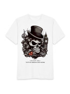 Stuff-Box London Skull Shirt weiß Männer 22