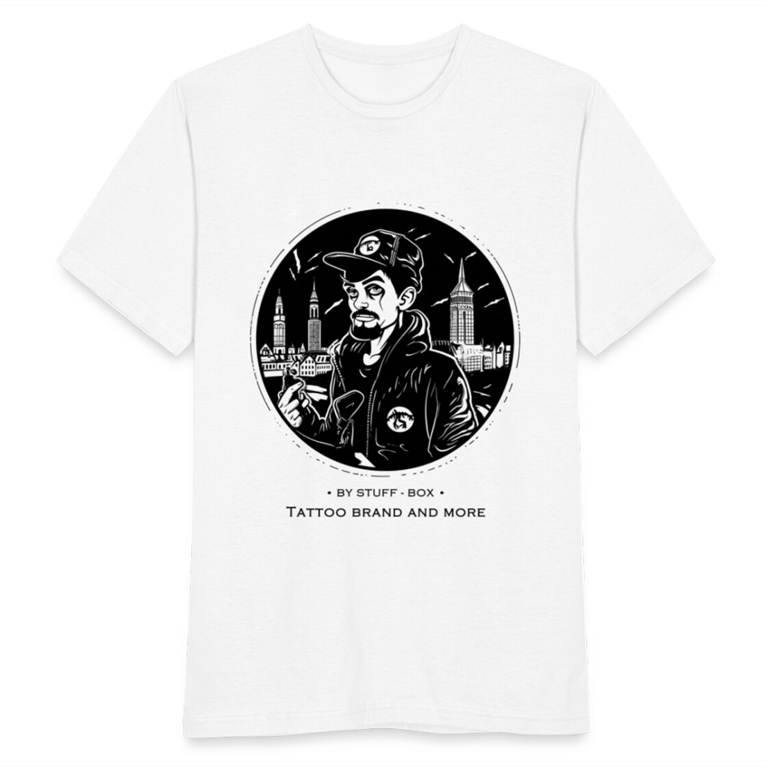Zeig deine Liebe zur Hauptstadt: Weißes Berlin City Männer T-Shirt Ne