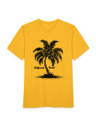 Stuff-Box California Beach Shirt gelb Männer