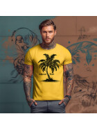 Stuff-Box California Beach Shirt gelb Männer11