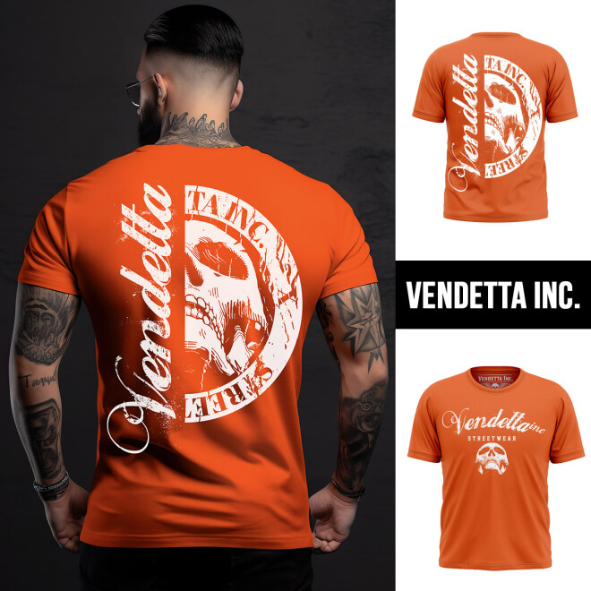 Vendetta Inc. Shirt Logo Patch 1182 orange 1