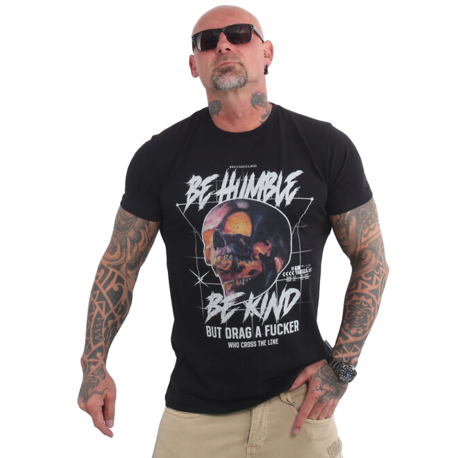 Yakuza Shirt Drag Skull schwarz 21026 1