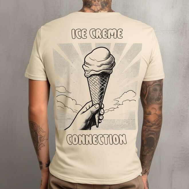 Stuff-Box Ice Cream Connection Shirt Männer natural  11