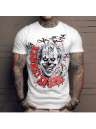 Vendetta Inc. Shirt Crazy Clown weiß VD-1279 1