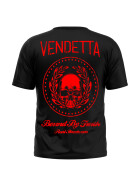 Vendetta Inc. Shirt Bound schwarz-rot VD-1006