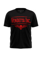 Vendetta Inc. Shirt Bound schwarz-rot VD-1006 33