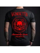 Vendetta Inc. Shirt Bound schwarz-rot VD-1006 11