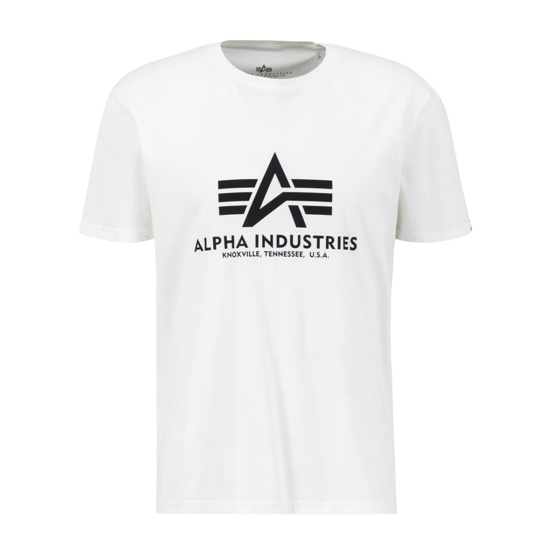 Alpha Industries T-Shirt Logo Patch 100501 white - 7Guns