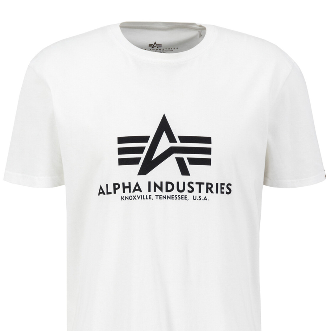 7Guns 100501 white Logo Alpha - Industries Patch T-Shirt