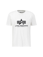 Alpha Industries T-Shirt Logo Patch 100501 white 1