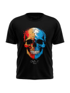 Stuff-Box Skull Flash Männer Shirt schwarz 1014 3