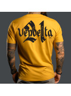 Vendetta Inc. Shirt Pray Skull gelb VD-1288 11