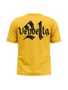 Vendetta Inc. Shirt Pray Skull gelb VD-1288 33