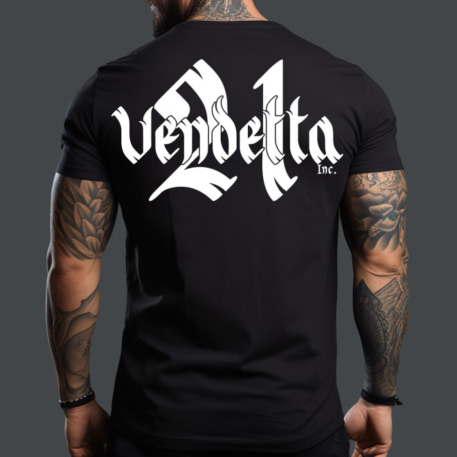 Vendetta Inc.. Shirt Pray Skull schwarz VD-1288 1