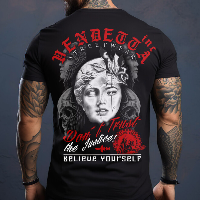 Vendetta Inc. Shirt Believe Yourself schwarz 1219 11