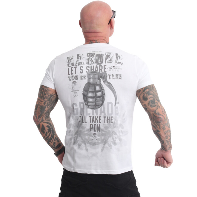Yakuza Grenade Männer T-Shirt weiß 22016 1