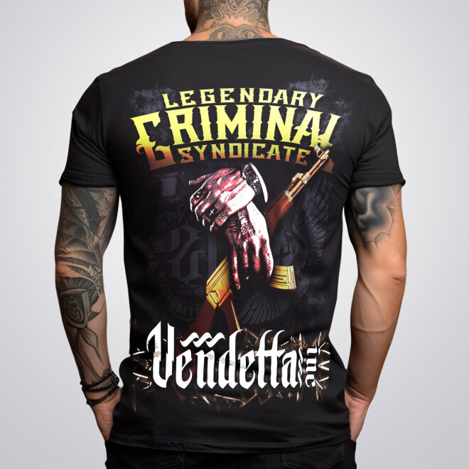 Vendetta Inc. Herren Shirt Legendary schwarz VD-1234 1