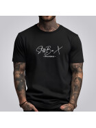 Stuff-Box Männer Shirt Cool Smiley in Schwarz 1020 22