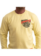 Vendetta Inc. mens sweatshirt Street Sharks light yellow XXL