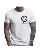 Stuff-Box Men T-Shirt Smiley 2.0 white XL