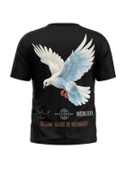 Stuff-Box Männer Shirt schwarz Flying Dove 1022