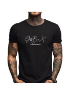 Stuff-Box Männer Shirt schwarz Bee 2.0 schwarz